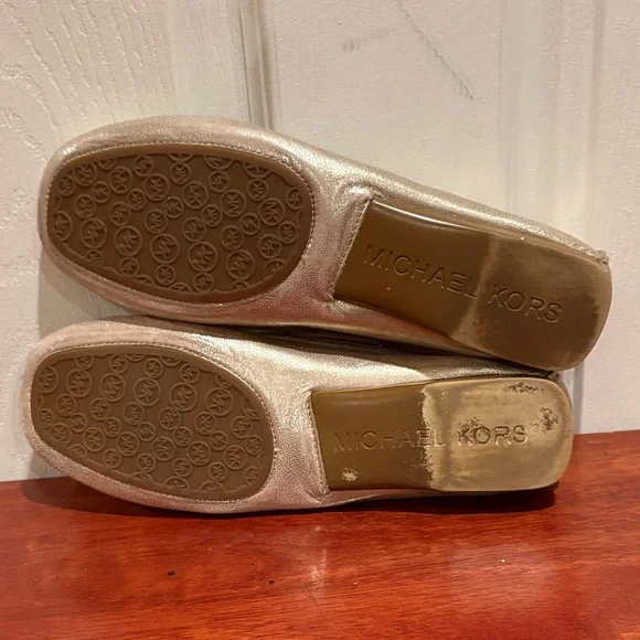 Michael Kors Metallic Gold Moccasins/Loafers - Picture 4 of 7